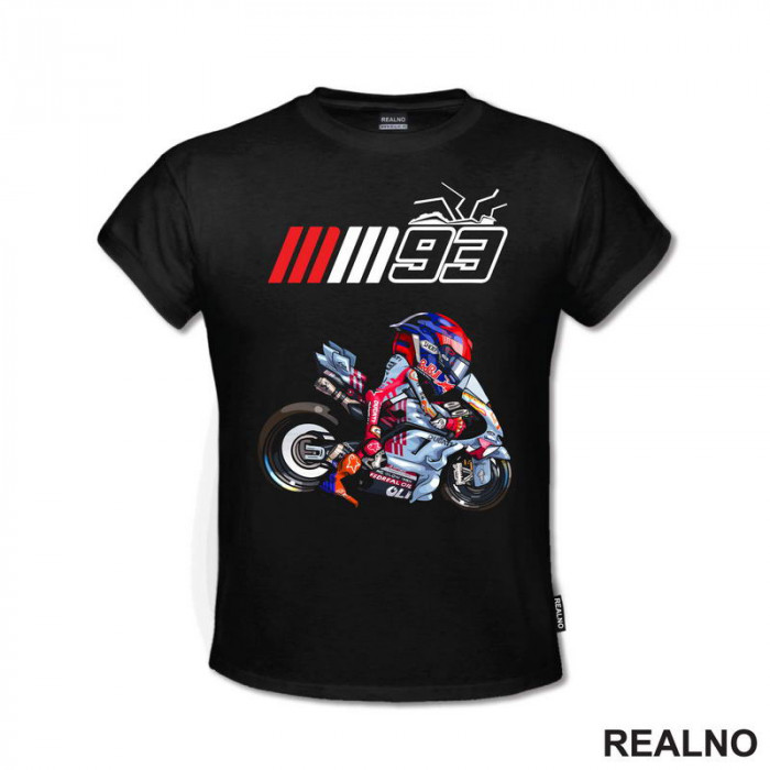 Marc Marquez With Logo - Ducati - 93 - MotoGP - Sport - Majica Marc Marquez With Logo - Ducati - 93 - MotoGP - Sport - Majica