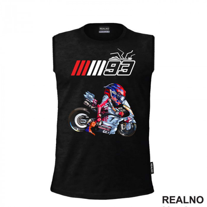 Marc Marquez With Logo - Ducati - 93 - MotoGP - Sport - Majica Marc Marquez With Logo - Ducati - 93 - MotoGP - Sport - Majica