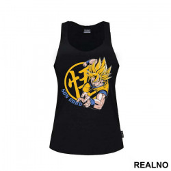 Son Goku Yellow Circle - Dragon Ball - Majica