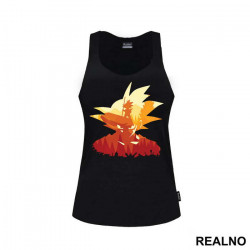 Double Exposure In My Head - Goku - Dragon Ball - Majica