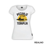 Pecanje Je Moja Terapija - Narandžasti Mesec - Fishing - Majica