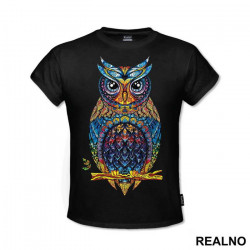 Colorful Owl - Životinje - Majica