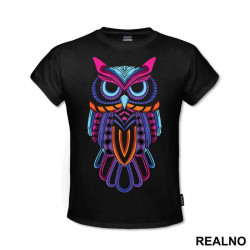 Neon Owl - Životinje - Majica