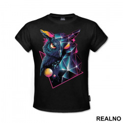 Galaxy Owl - Životinje - Majica