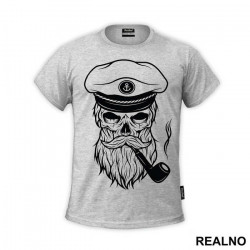 Bearded Captain Skull - Brada - Beard - Majica
