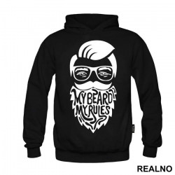 My Beard My Rules Glasses - Brada - Duks