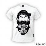 Respect The Beard Face - Brada - Majica