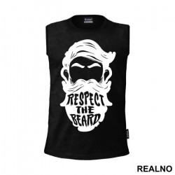 Respect The Beard Face - Brada - Majica