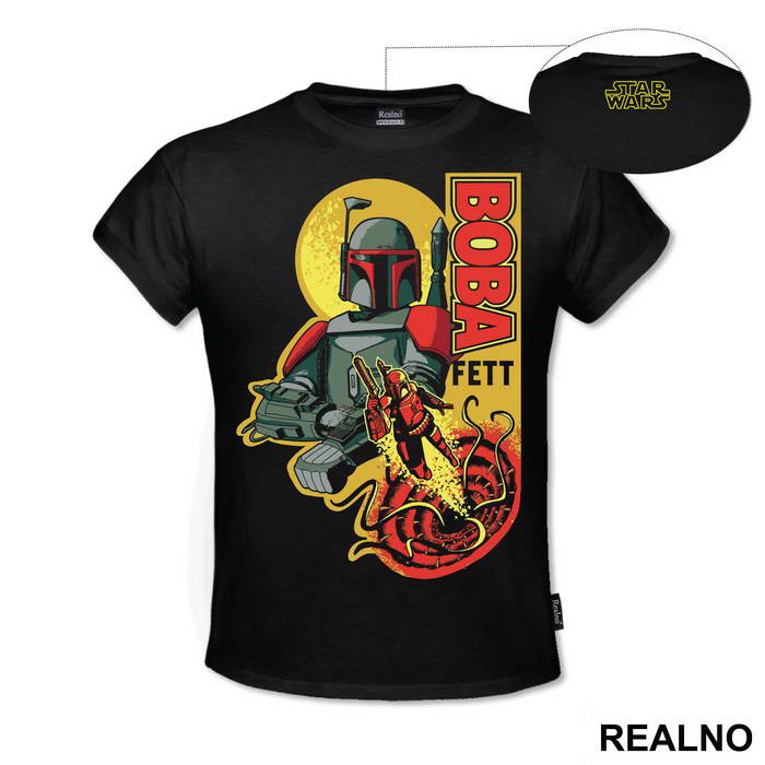 OUTLET - Crna muška majica veličine L - Star Wars