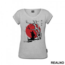 Fishing With The Red Moon - Goku - Dragon Ball - Majica