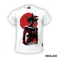 Red Moon Ready To Fight - Goku - Dragon Ball - Majica