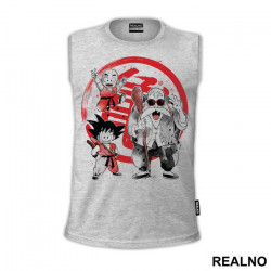Roshi, Krillin And Goku - Dragon Ball - Majica
