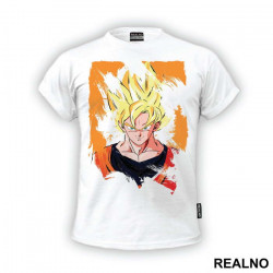 Super Saiyan Orange Splash - Goku - Dragon Ball - Majica
