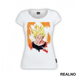 Super Saiyan Orange Splash - Goku - Dragon Ball - Majica