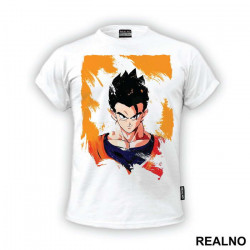 Gohan Orange Splash - Goku - Dragon Ball - Majica