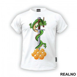 Shenron Around The Sword - Goku - Dragon Ball - Majica
