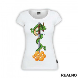 Shenron Around The Sword - Goku - Dragon Ball - Majica