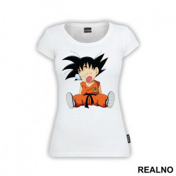 Sleeping While Sitting - Goku - Dragon Ball - Majica