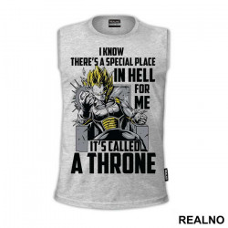I Know There Is A Special Place In Hell For Me It's Called A Throne - Goku - Dragon Ball - Majica
