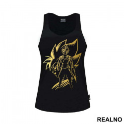 Golden Goku Black - Dragon Ball - Majica
