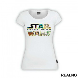 The Force Awakens - Logo - Star Wars - Majica