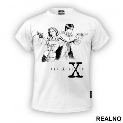 Mulder and Scully - The X Files - Majica