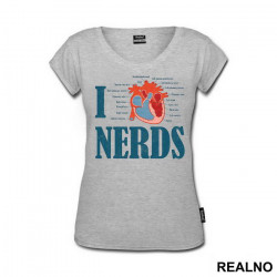 I Heart Nerds - Ljubav - Majica I Heart Nerds - Ljubav - Majica