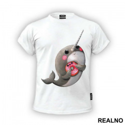 Cute Narwhal - Ljubav - Majica