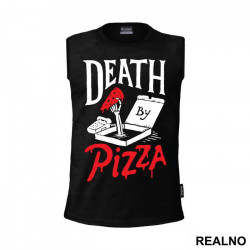 OUTLET - Crna muška majica veličine 6XL - Pica