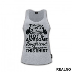 This Girl Has An Awesome Boyfriend And Yes, He bought Me This Shirt - Ljubav - Majica This Girl Has An Awesome Boyfriend And Yes, He bought Me This Shirt - Ljubav - Majica
