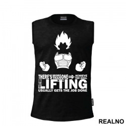 There's More Than One Way To Achieve The Goal But Lifting Usually Gets The Job Done - Goku - Dragon Ball - Majica There's More Than One Way To Achieve The Goal But Lifting Usually Gets The Job Done - Goku - Dragon Ball - Majica