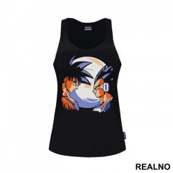 Goku And Vegeta Staring At Each Other - Dragon Ball - Majica