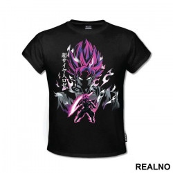 Black Portrait From The Shadow - Goku - Dragon Ball - Majica