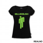 Billie Eilish Green Stick Figure - Muzika - Majica