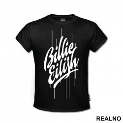 Billie Eilish Text Logo - Muzika - Majica