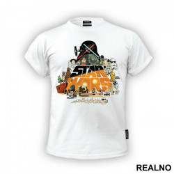 Drawing - Star Wars - Majica