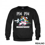 Pew Pew Madafakas - Unicorn - Jednorog - Duks