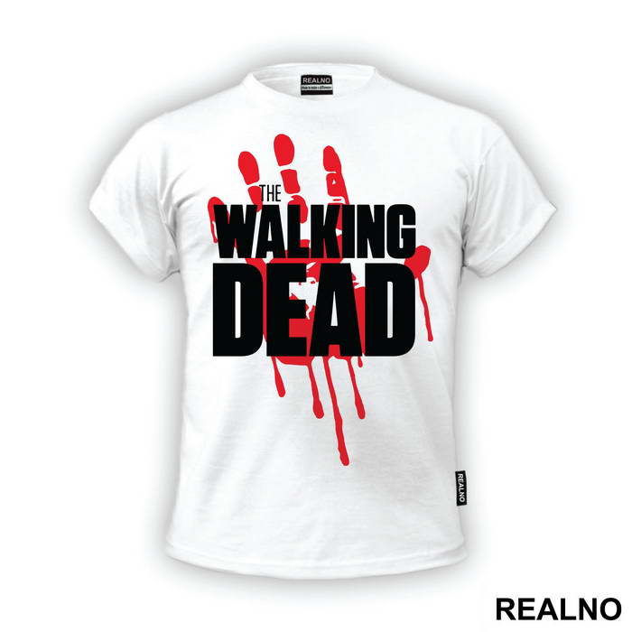 Bloody Hand Print Logo - The Walking Dead - Majica