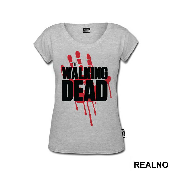 Bloody Hand Print Logo - The Walking Dead - Majica