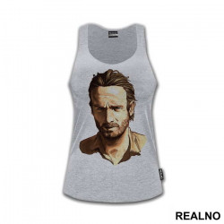 Rick Grimes Portrait - The Walking Dead - Majica