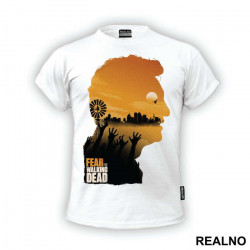 Sunset Double Exposure - The Walking Dead - Majica