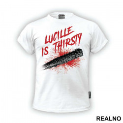Lucille Is Thirsty - Bloody Bat - The Walking Dead - Majica