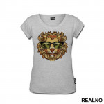 Lion With Sunglasses Illustration - Životinje - Majica