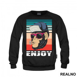 Monkey Head Enjoy - Životinje - Duks