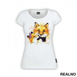 Two Cute Foxes - Životinje - Majica