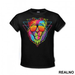 Retro Lion - Životinje - Majica
