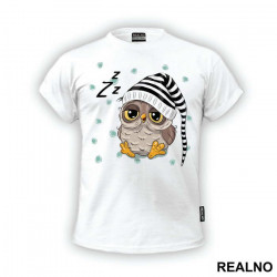 Sleepy Owl - Životinje - Majica
