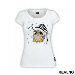 Sleepy Owl - Životinje - Majica