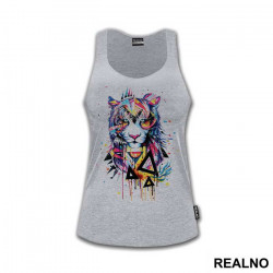 Tiger Colorful Art - Životinje - Majica