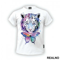 Tiger And A Butterfly - Životinje - Majica
